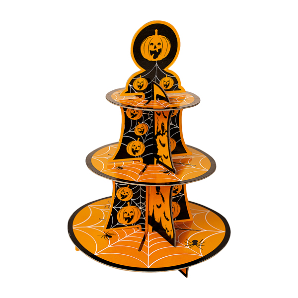 B25248 Base Papel Cupcakes Abóbora 3 pisos