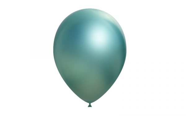 Balão Latex VERDE CROMO 14