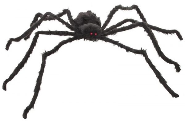 Aranha pata comprida preta 105cm