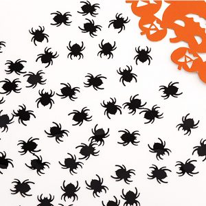 Saco confeti aranha preto 14g