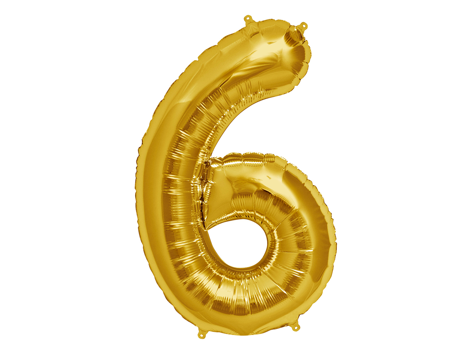 HG346OR Balão Foil DOURADO número 6