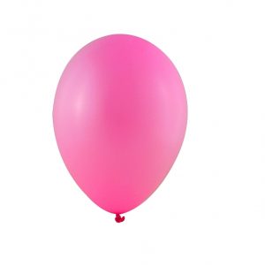 Balão Latex cor ROSA Fluorescente 12