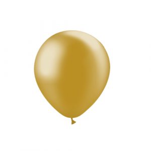 Balão Latex cor OURO METALIZADO 5