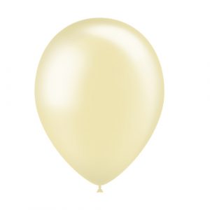 Balão Latex cor MARFIL METALIZADO 11