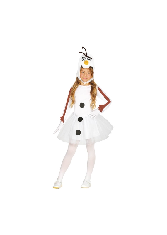 L41629 Fato menina Boneco de Neve 7/9