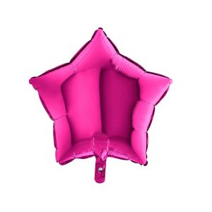 Balão Estrela Foil ROSA FUCSIA 19