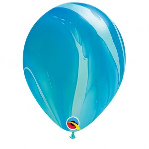 Balão Latex cor BLUE RAINBOW AGATE 11