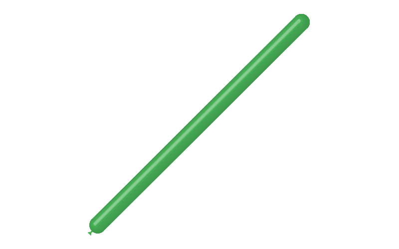 BHG260 modelar verde p38 Balão Latex MODELAR cor VERDE