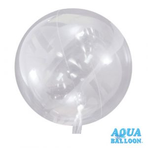 Balão Plástico Redondo Transparente Aqua Ballon 19