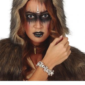 Pulseira com Caveiras