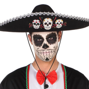 Chapéu de Esqueleto Mexicano Adulto