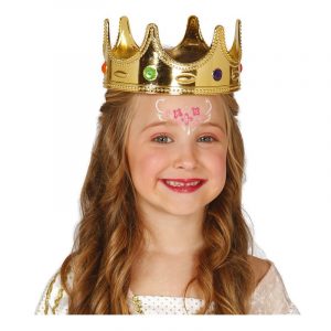 Coroa Rainha Ouro criança