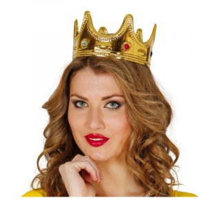 Coroa Rainha Ouro adulto