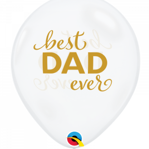 Balão Latex Best Dad Ever 11
