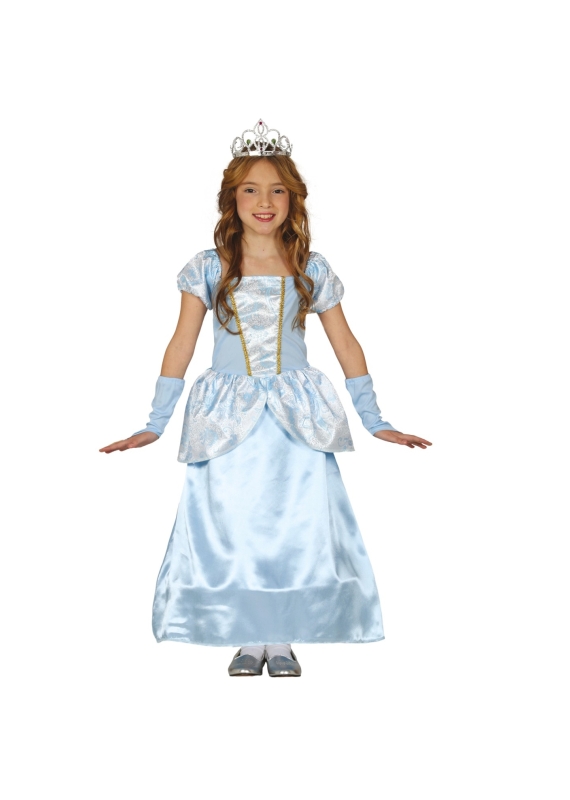 FT88521 Fato menina Princesa Azul 7/9