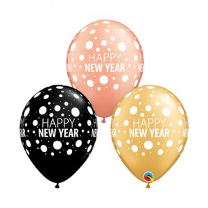 Balão Latex HAPPY NEW YEAR 18