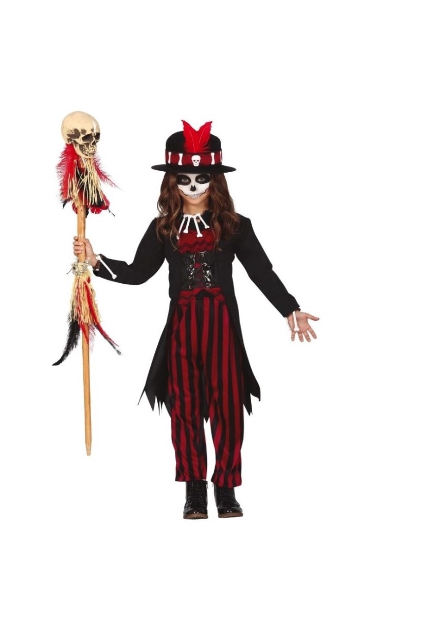 C77064 Fato Feiticeiro VOODOO menino 7/9
