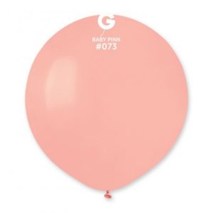 Balão Latex cor Rosa Bébé 19 25