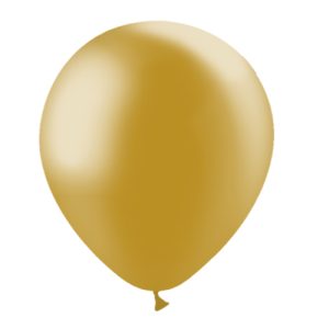 Balão Latex cor OURO METALIZADO 12