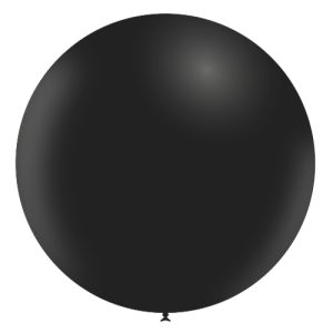 Balão Latex PRETO 36 10un
