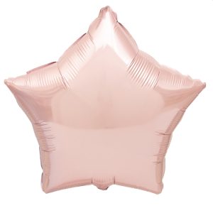 Balão Foil Estrela cor Rosa Claro 18
