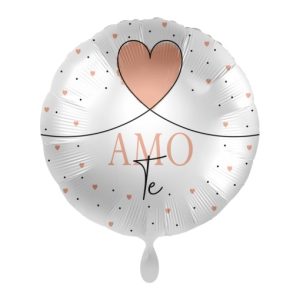 Balão Foil Redondo "AMO-TE" 17