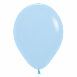 Balão Latex cor Azul Mate Pastel R12
