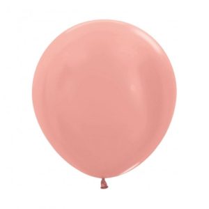 Balão Latex cor Rose Gold Metalizado R18