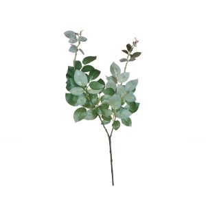 Ramo Verde 2 Ramos Botão Rosa 90