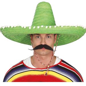 Chapeu Palha Mexicano Verde