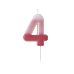 Vela Rosa Desvanecido número 4