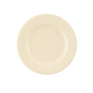 Pratos Papel Liso AMARELO PASTEL 21