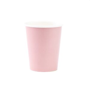 Copos Papel Liso ROSA PASTEL 250ml