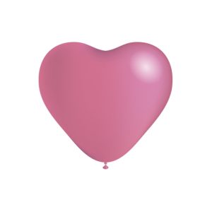Balão Latex CORAÇÕES ROSA 10
