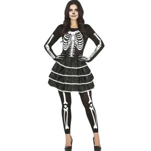 Fato Esqueleto Mulher M