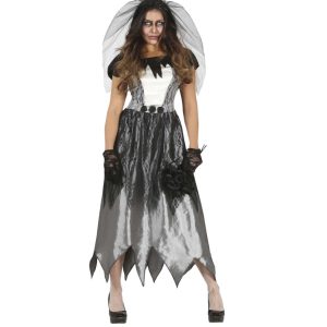 Fato Noiva Fantasma Mulher L