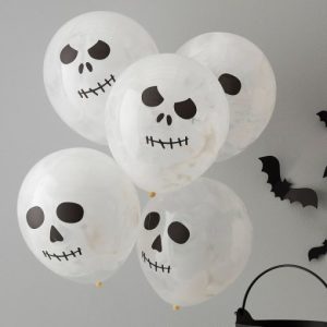 Balão Latex Cara Esqueleto 12
