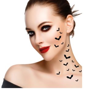Tatuagem Temporaria Morcegos Pretos