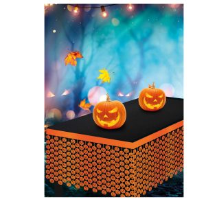 Saia de Mesa Plastico Aboboras 400cm