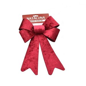 Laço cor Vermelho Veludo 1x25cm