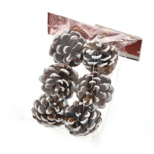 Saco Pinhas Pequenas Natural e Branco