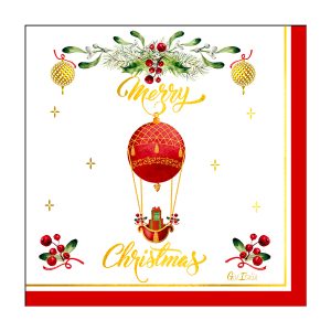 Guardanapos Papel Quadrado "Christmas in The Air"