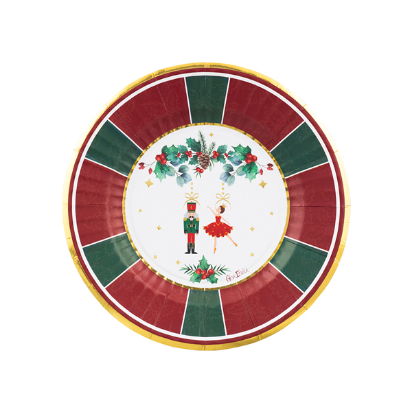 L644.78 Pratos Papel Redondo "La Favola di Natale" 21cm