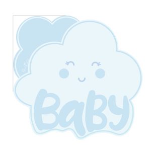 Guardanapos de papel Nuvem Azul Baby