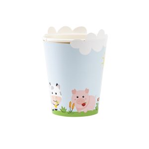 Copos Papel Animais da Quinta 250ml
