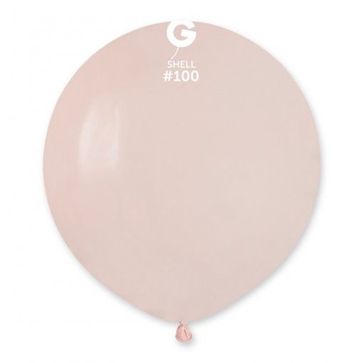Balão Latex cor Rosa Concha 19