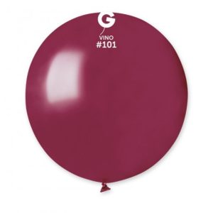 Balão Latex cor Vino 19 25un