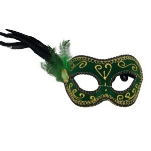 Mascarilha c/ pluma Verde