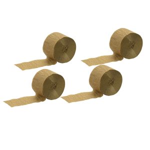 Rolo Papel Crepe Dourado