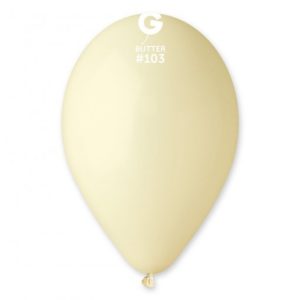 Balão Latex cor Manteiga 12